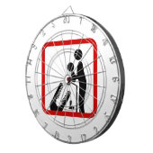 ワニ食べ物を与え動物園の看板にベビーしない ダーツボード (正面右)