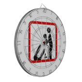 ワニ食べ物を与え動物園の看板にベビーしない ダーツボード (正面左)