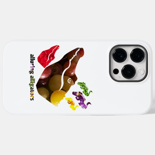 ワニ魅力的カ Case-Mate iPhoneケース (裏面 (横))