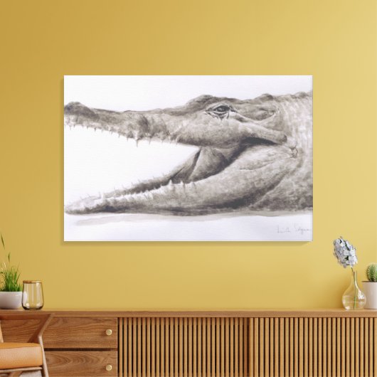 ワニ2005 キャンバスプリント (インサイチュ (リビング))