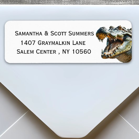 ワニ・アリゲーター ラベル