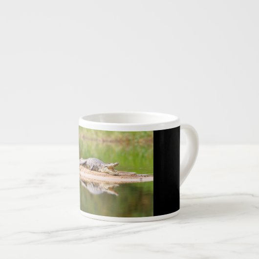 ワニ エスプレッソカップ (正面右)