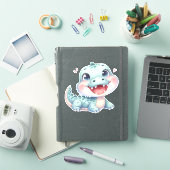 ワニ オーダーメイド カット ステッカー シール (iPadカバー)