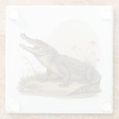 ワニ ガラスコースター (裏面)