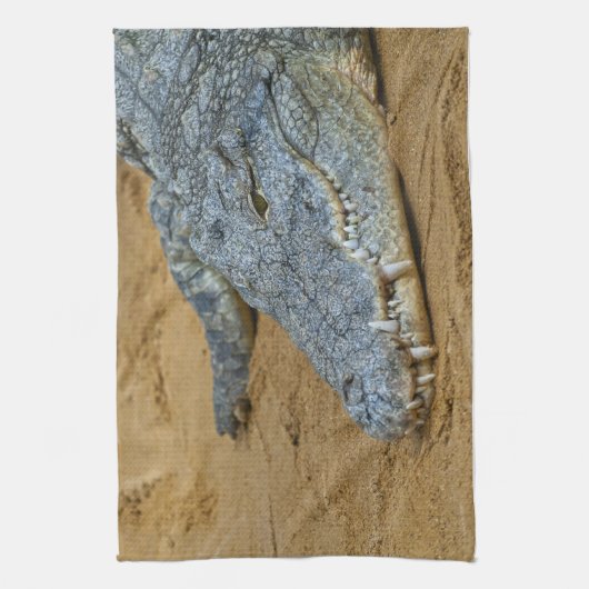 ワニ キッチンタオル (縦)