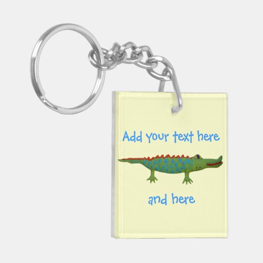 ワニ キーホルダー (正面左)