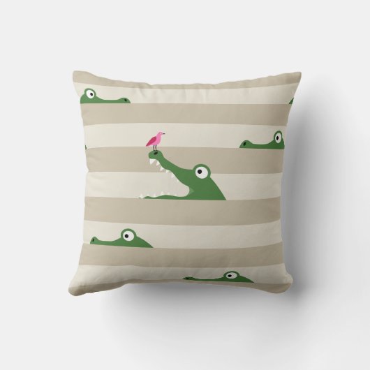 ワニ クッション (裏面)