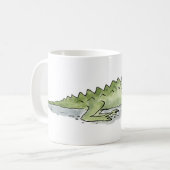 ワニ コーヒーマグカップ (正面左)