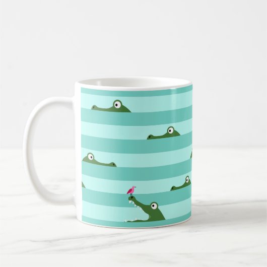 ワニ コーヒーマグカップ (左)