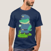 ワニ コーヒー カップ Tシャツ (正面)