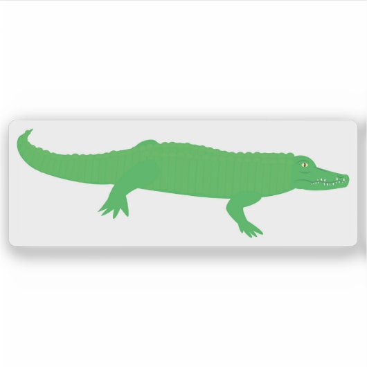 ワニ シール (正面)