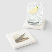 ワニ ストーンコースター (横)