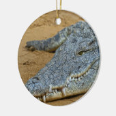 ワニ セラミックオーナメント (左)