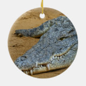 ワニ セラミックオーナメント (裏面)