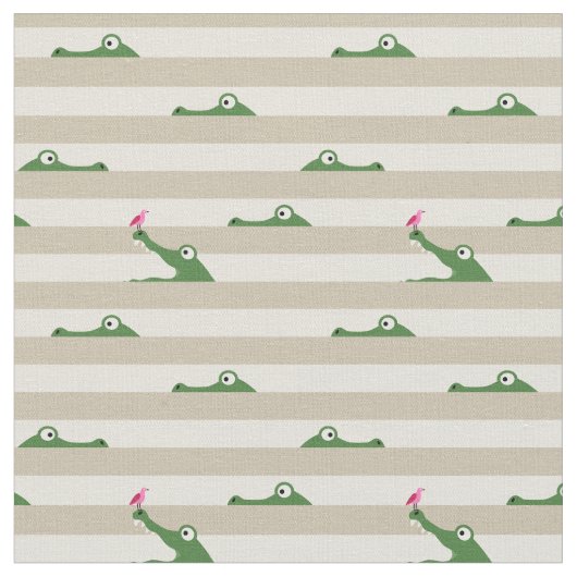 ワニ ファブリック (クローズアップ)