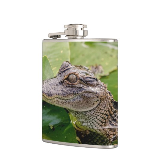 ワニ フラスク (左)