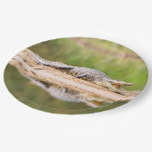 ワニ ペーパープレート (アングル)