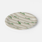 ワニ ペーパープレート (アングル)