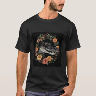 ワニ・ボホの花 Tシャツ