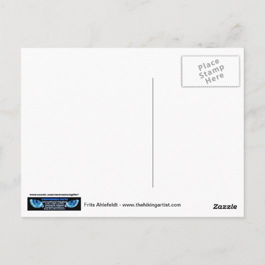 ワニ ポストカード (裏面)