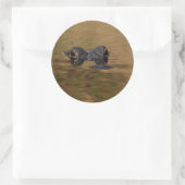 ワニ ラウンドシール (バッグ)