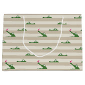 ワニ ラージペーパーバッグ (正面)