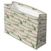 ワニ ラージペーパーバッグ (裏面アングル)