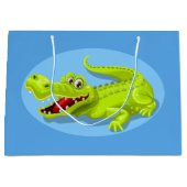 ワニ ラージペーパーバッグ (正面)