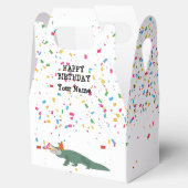 ワニ – 動物の持つパーティー フェイバーボックス (オープン)