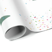 ワニ – 動物の持つパーティー ラッピングペーパー (ロールコーナー)