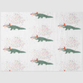 ワニ – 動物の持つパーティー 薄葉紙 (正面)