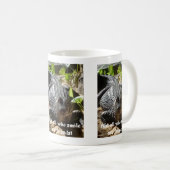 ワニ「友達ではないスマイルたち」 コーヒーマグカップ (正面右)