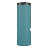 ワニ – 白い蓮 タンブラー (裏面)