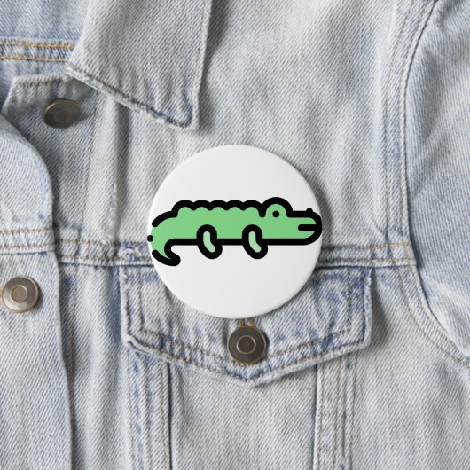 ワニ 缶バッジ (インサイチュ)