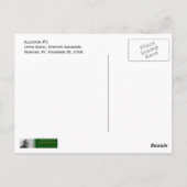 ワニ#3 ポストカード (裏面)