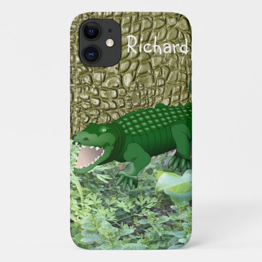 ワニ iPhoneケース Case-Mate iPhoneケース (裏面)