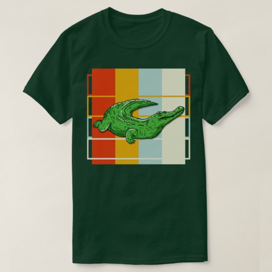 ワニ Tシャツ (デザイン正面)