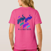 ワニ Tシャツ (裏面)