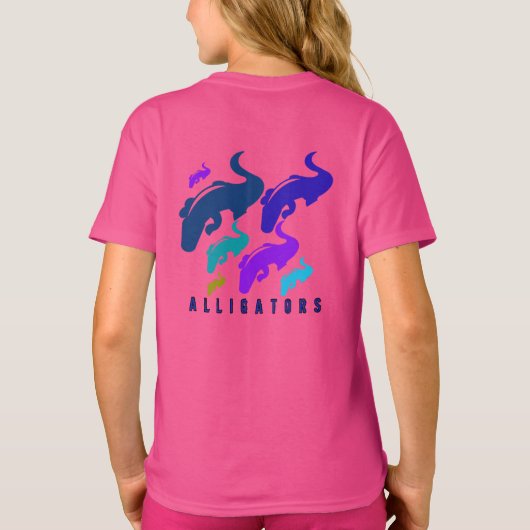 ワニ Tシャツ (裏面)
