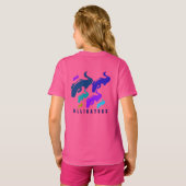 ワニ Tシャツ (裏面フル)