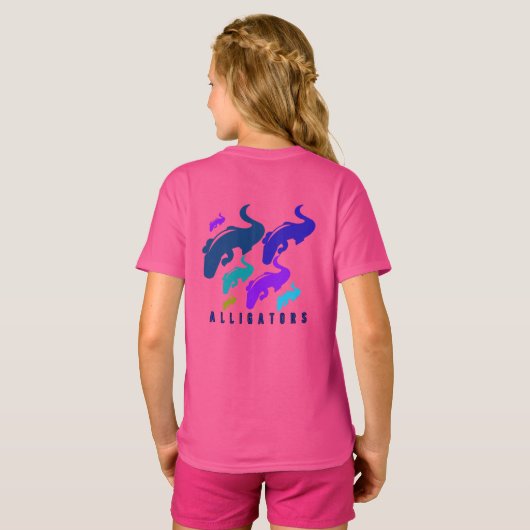 ワニ Tシャツ (裏面フル)