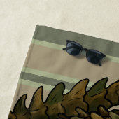 ワニCrikey! ビーチタオル (インサイチュ)