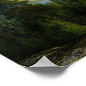 ワネルバーグ・ペイジャンヌ湖の夏の日 ポスター (角)