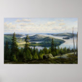 ワネルバーグ・ペイジャンヌ湖の夏の日 ポスター (正面)