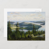 ワネルバーグ・ペイジャンヌ湖の夏の日 ポストカード (正面/裏面)