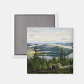 ワネルバーグ・ペイジャンヌ湖の夏の日 マグネット (正面/裏面)