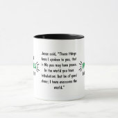 ワハおもしろいラ保ナイジェリア引用文 マグカップ (中央)