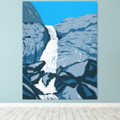 ワパマ滝 キャンバスプリント (インサイチュ (ウッドフロア))