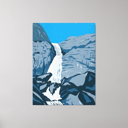 ワパマ滝 キャンバスプリント (正面)