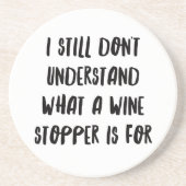 ワパーソナライズされたイおもしろいンバー引用文XII コースター (正面)